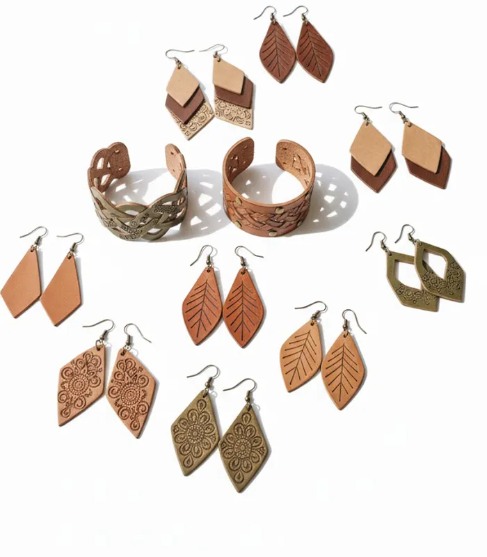 طرح برش زیورآلات چرمی 1