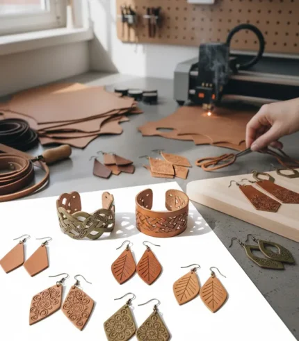 طرح برش زیورآلات چرمی 2