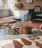 طرح برش زیورآلات چرمی 3